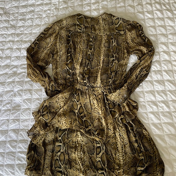 Isabel Marant Python ruffle dress NWOT - Picture 10 of 14